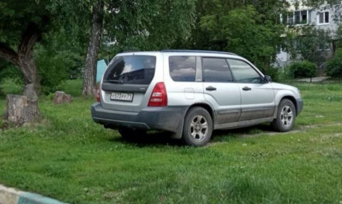 Названа сумма штрафов за парковку на газоне за полгода в Туле