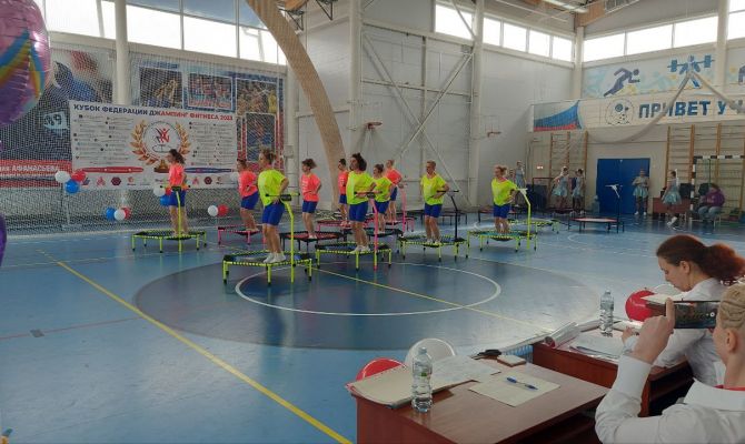 В Туле прошел открытый Кубок Тульской области по джампинг-фитнесу
