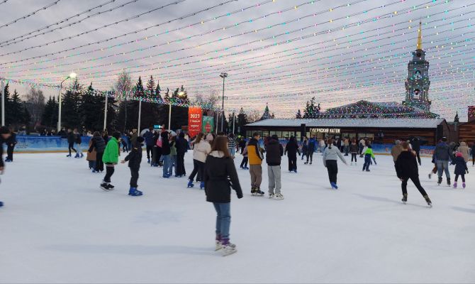В Туле закрылся Губернский каток