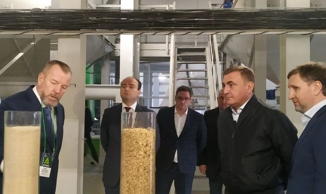 В Тульской области планируют собрать рекордный урожай зерна