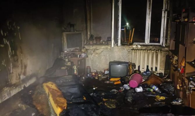 При пожаре в Новомосковске погиб 49-летний мужчина