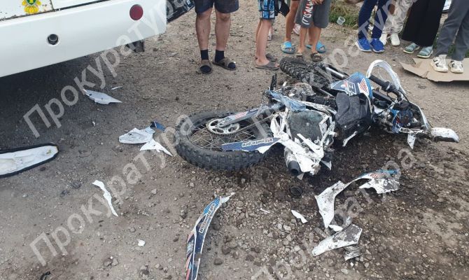 Под Узловой родителей 13-летнего байкера могут привлечь к ответственности за ДТП