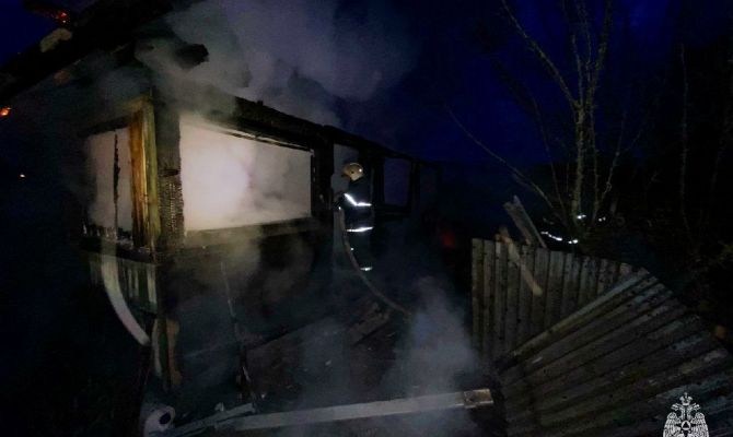 В Туле при пожаре на даче погиб мужчина