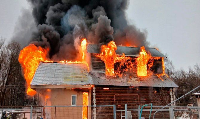 За сутки в Тульской области произошло 6 пожаров