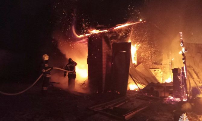 За сутки в Тульской области произошло 9 пожаров