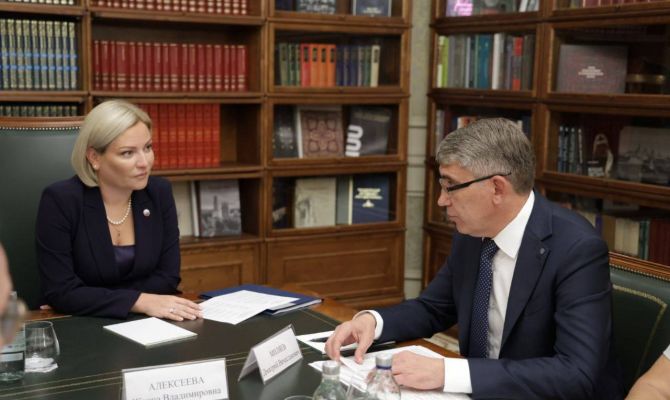 Ольга Любимова и Дмитрий Миляев обсудили перспективные проекты в сфере культуры