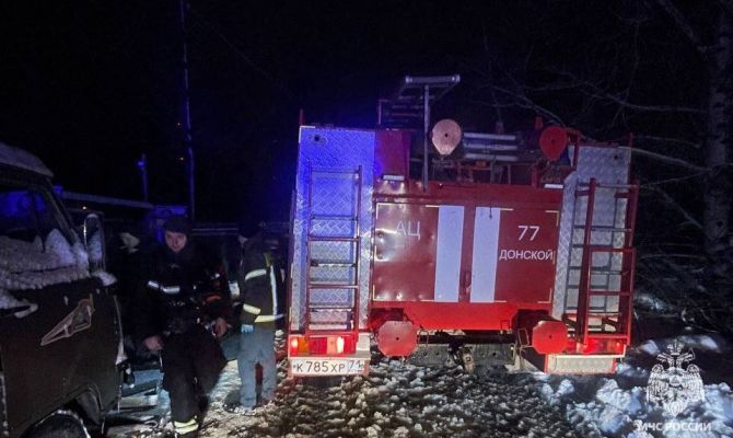 Под Узловой при пожаре погибла пенсионерка