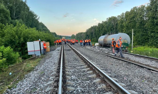 Движение поездов в Узловском районе полностью восстановлено