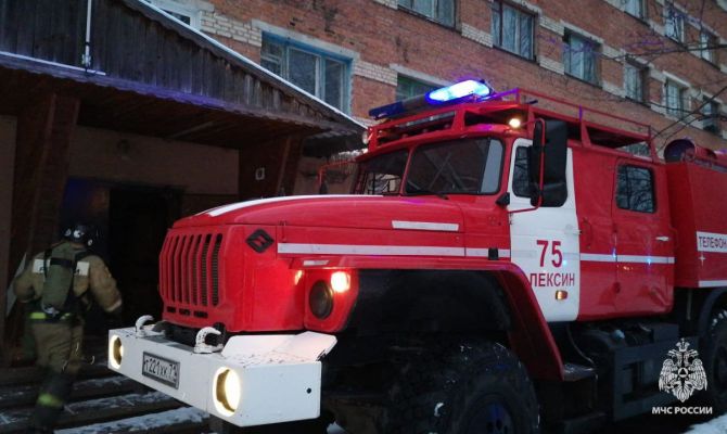 В Алексине при пожаре погиб 69-летний мужчина