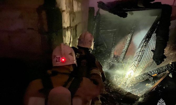 Сколько пожаров потушили в Тульской области за сутки