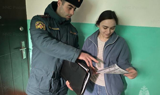 Жителям поселков Тульской области напомнили правила пожарной безопасности