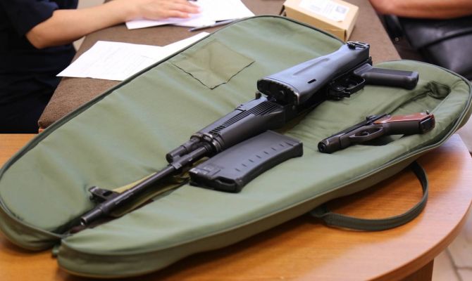 За неделю в Тульской области изъяли 36 единиц оружия