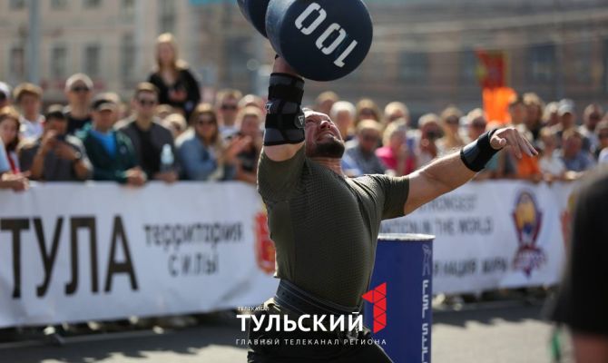 На площади Ленина в День города выбирают самого сильного туляка