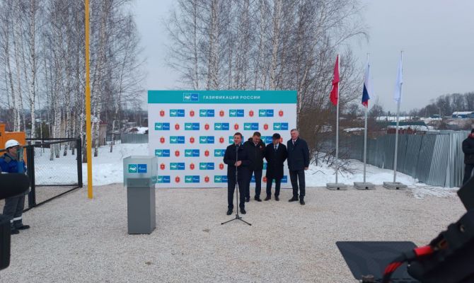 В Щекинском районе газифицировали деревню