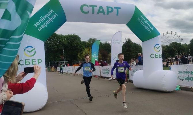 В Центральном парке Тулы прошел юбилейный "Зеленый марафон"