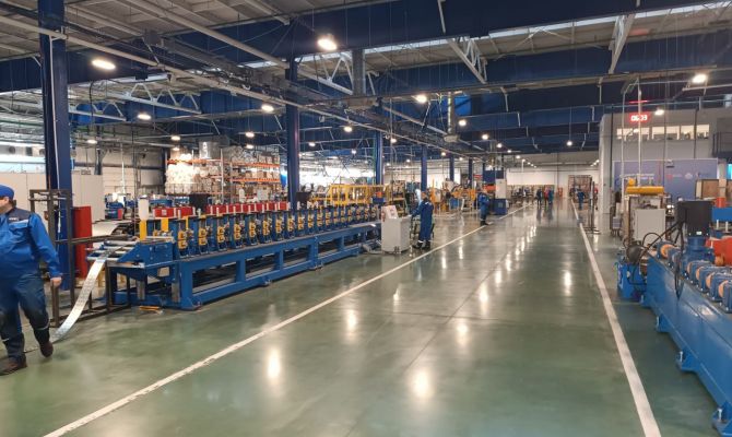 В Тульской области открылось новое производство металлических стеллажей и мебели
