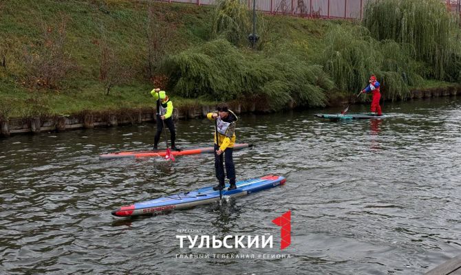 В Туле прошла гонка на сапах по Упе