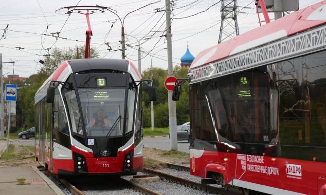 28 и 29 марта на улице Воздухофлотской в Туле ограничат движение трамваев