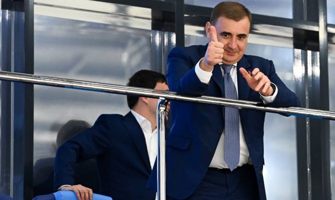 Помощник Президента Алексей Дюмин поздравил "Академию Михайлова" с наступающим Новым годом