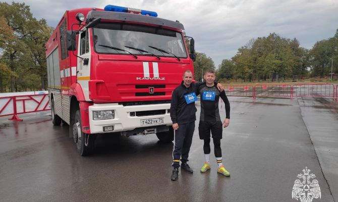 Тульские спасатели стали призерами легкоатлетического забега