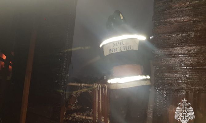 При пожаре в частном доме в Донском погиб пенсионер