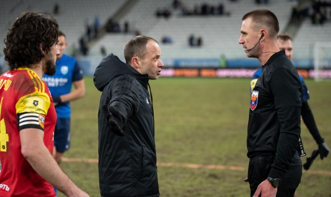 РФС признал ошибку арбитра в матче "Ротор" - "Арсенал"