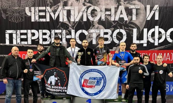 Туляки завоевали золото Чемпионата и Первенства Центральной России по ММА