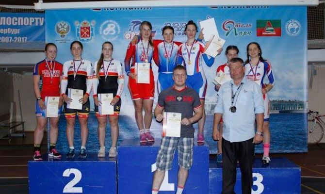 Тульские велосипедисты в Санкт-Петербурге завоевали три золотых медали