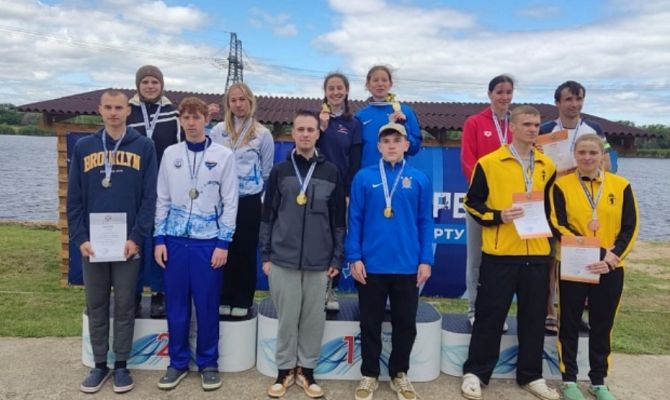 Туляки завоевали медали на чемпионате и первенстве по подводному спорту на открытой воде