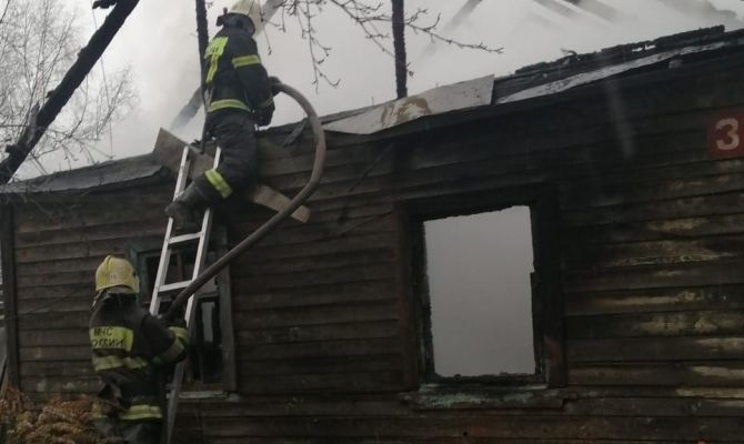 В Туле на пожаре погиб неизвестный
