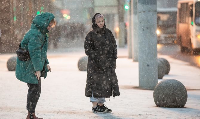 17 декабря в Тульской области будет +1 градус и снег