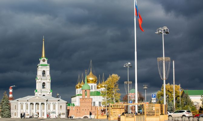 22 ноября в Тульской области ожидается сильный ветер и снег