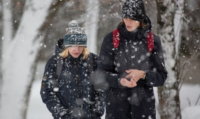 Мокрый снег ожидается 28 января в Туле