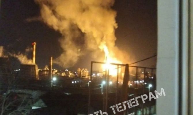 На КМЗ на Косой Горе снова произошел пожар 