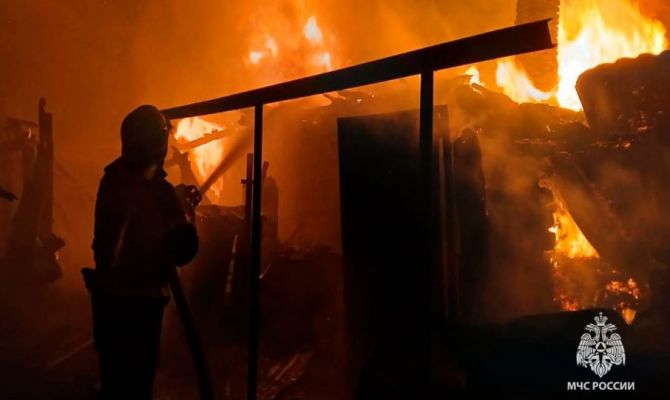 В Тульской области за сутки произошло два пожара