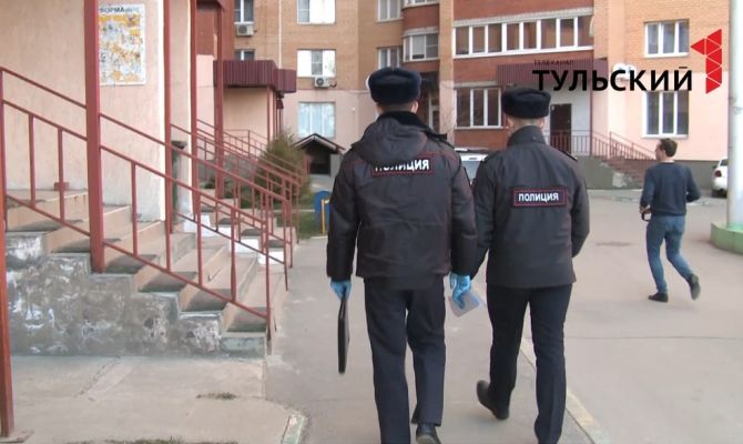 Полиция и Росгвардия патрулируют улицы в Туле