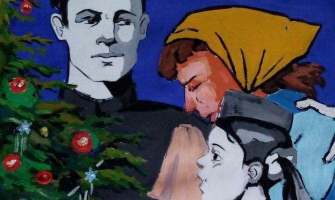 По эскизу девочки из Тулы сделают коллекционную новогоднюю открытку