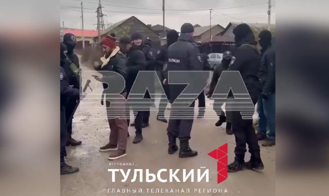 Тульские силовики проверили места проживания цыган в поселке Плеханово