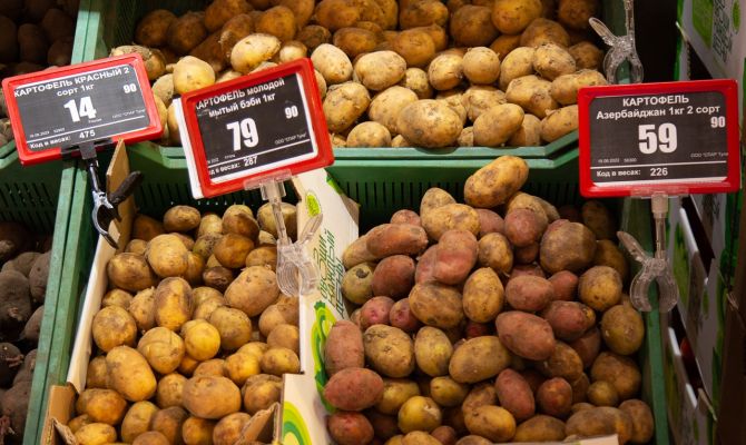 С начала года картошка в Тульской области подорожала на 156%