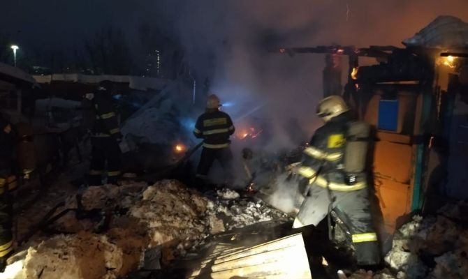 В Туле на пожаре погибли старики