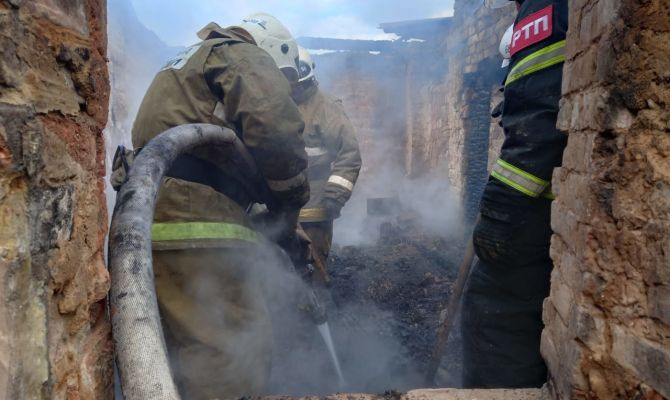 Сегодня на пожаре в Богородицком районе погиб 63-летний мужчина