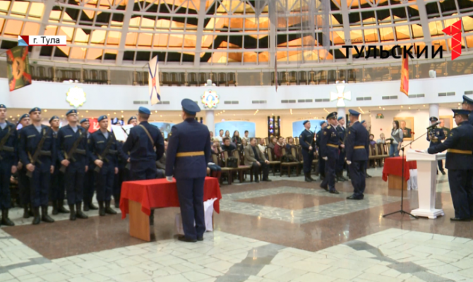 Тульская научно-производственная рота пополнилась новобранцами