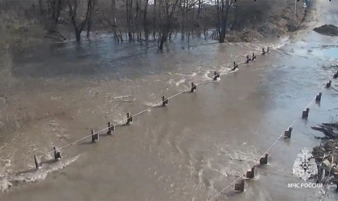 15 мостов затопило в Тульской области