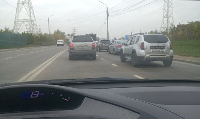 Последний день сентября в Туле начался с "красных" пробок