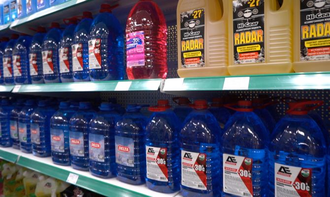 В тульском магазине нашли смертельно опасную незамерзайку