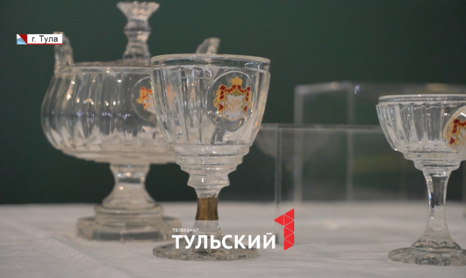 В Туле впервые представили шедевры Императорского стеклянного завода