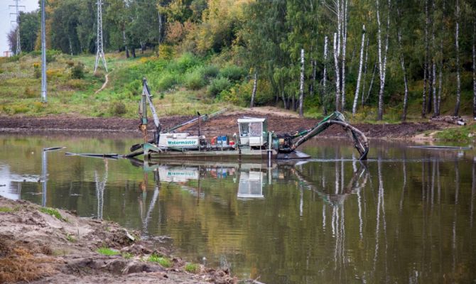 Более пяти миллионов рублей потратят на очистку прудов в Туле