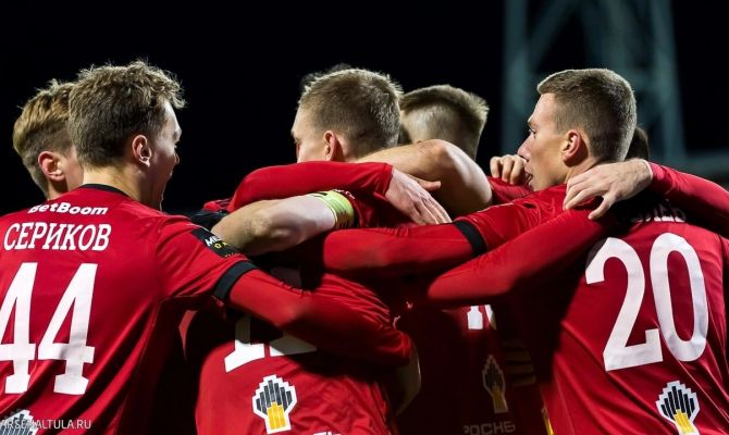 Тульский "Арсенал" разгромил лидера чемпионата Черногории в товарищеском матче