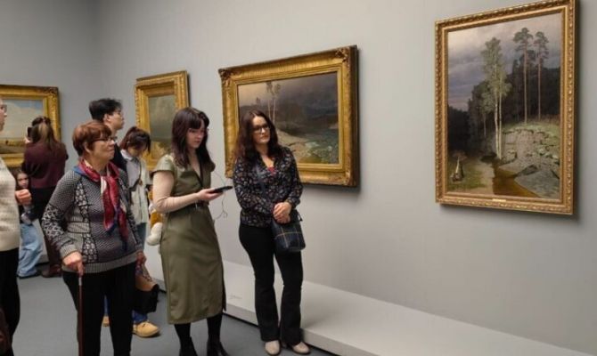 Картину Куинджи из коллекции тульского музея показали на выставке в Петербурге