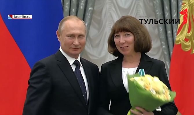 Тулячка Надежда Николаева награждена Орденом Дружбы
